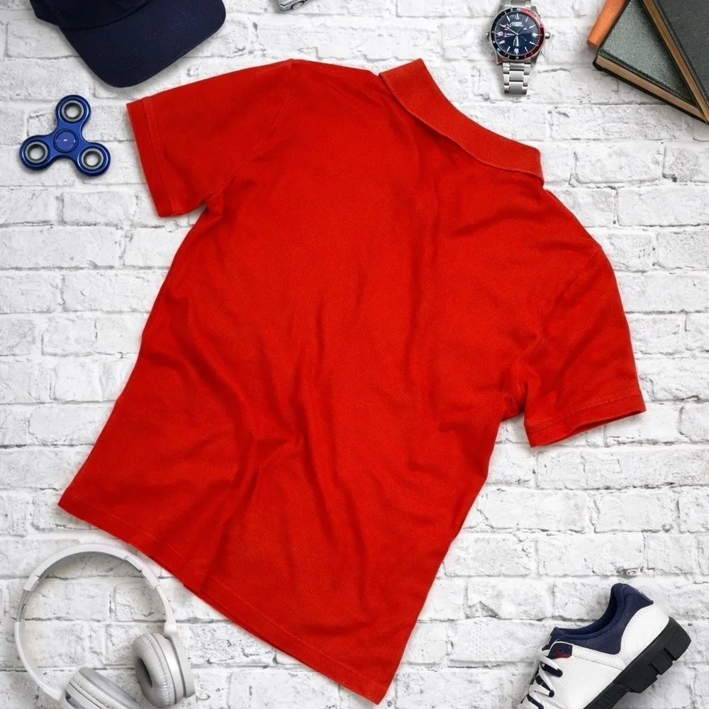 Ralph Lauren Polo Shirt Boys 12 Orange